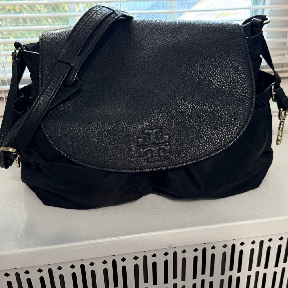Tory Burch Black Diaper Bag